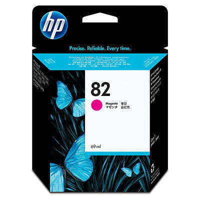 Inkoustová náplň HP 82 purpurová (69 ml) (C4912A)