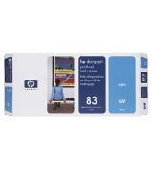 Tisková hlava HP 83 azurová a čistič tiskových hlav (C4961A)
