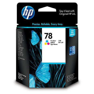 Inkoustová náplň HP 78 tříbarevná (C6578D)