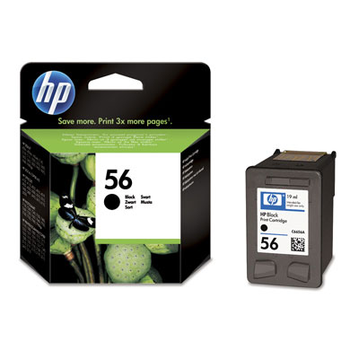 Inkoustová náplň HP 56 černá (C6656AE)