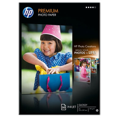 HP Premium Photo lesklý fotografický papír, A4 (50 listů) (C7040A)
