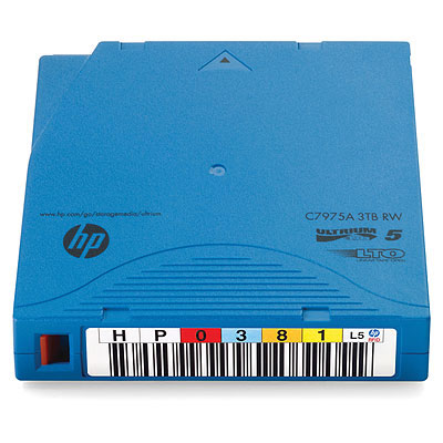 HP Ultrium páska, 3 TB, RW, RFID, Custom Labeled, 20 kusů (C7975AF)