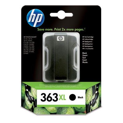 Inkoustová náplň HP 363 XL černá (C8719EE)