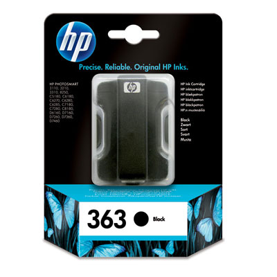Inkoustová náplň HP 363 černá (C8721EE)