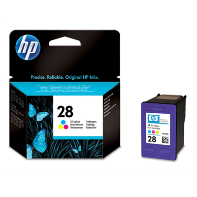 Inkoustová náplň HP 28 tříbarevná (C8728AE)