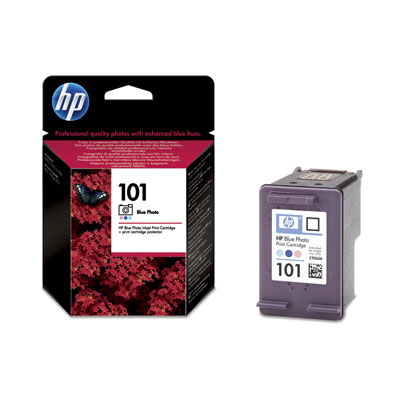 Inkoustová náplň HP 101 modrá fotografická (C9365AE)
