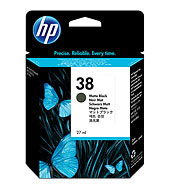 Inkoustová náplň HP 38 matná černá (C9412A)
