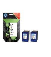 Inkoustová náplň HP 57 tříbarevná, dvojbalení (C9503AE)