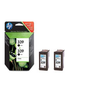 Inkoustová náplň HP 339 černá, dvojbalení (C9504EE)