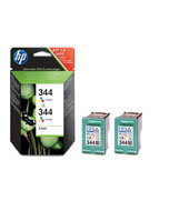 Inkoustová náplň HP 344XL tříbarevná, dvojbalení (C9505EE)