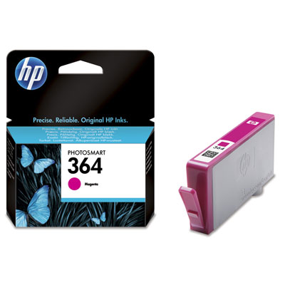 Inkoustová náplň HP 364 purpurová (CB319EE)