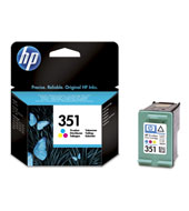 Inkoustová náplň HP 351 tříbarevná (CB337EE)