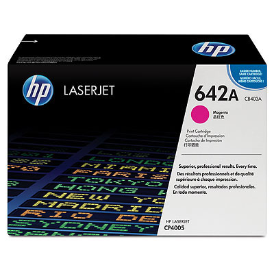 Toner do tiskárny HP 642A purpurový (CB403A)