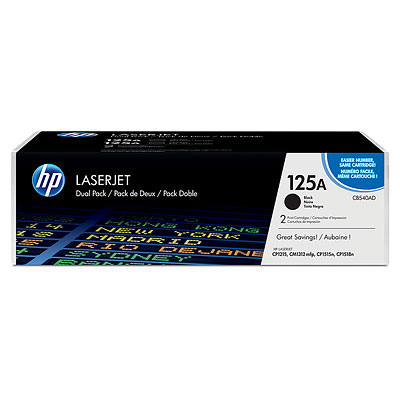 Toner HP 125A černý, dvojbalení (CB540AD)