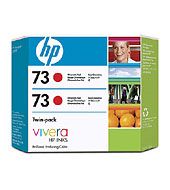 HP 73 dvojité balení chromatické červené inkoustové kazety (130ml) (CD952A)