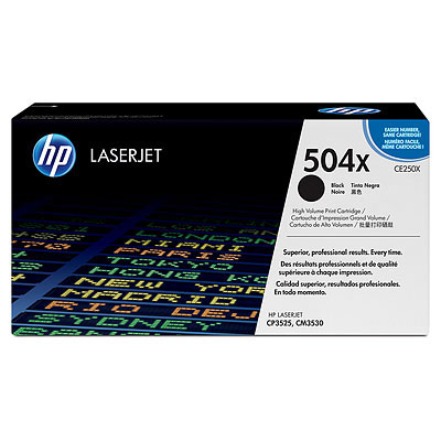 Toner do tiskárny HP 504X černý (CE250X)