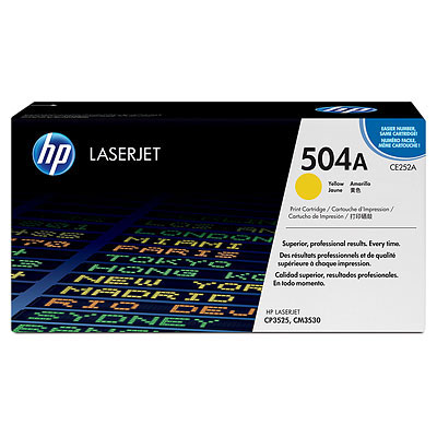 Toner do tiskárny HP 504A žlutý (CE252A)