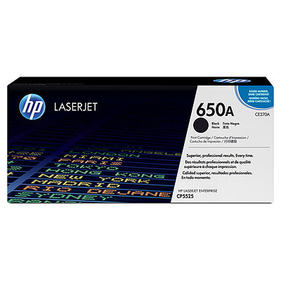 Toner HP 650A černý (CE270A)