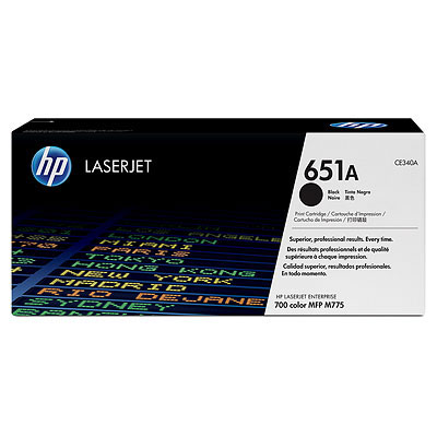 Toner HP 651A černý (CE340A)