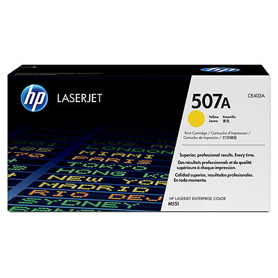 Toner do tiskárny HP 507A žlutý (CE402A)