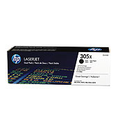 Toner HP 305X černý, dvojbalení (CE410XD)