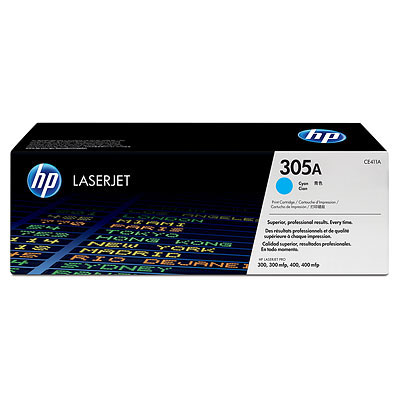Toner HP 305A azurový (CE411A)