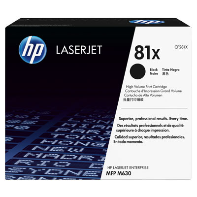 Toner HP 81X černý (CF281X)