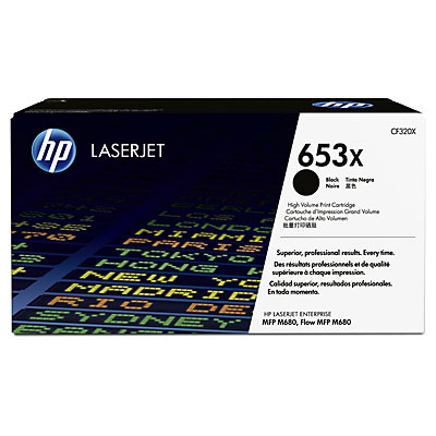 Toner do tiskárny HP 653X černý (CF320X)