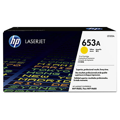 Toner do tiskárny HP 653A žlutý (CF322A)