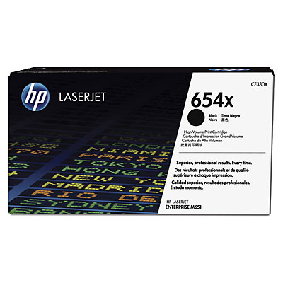 Toner do tiskárny HP 654X černý (CF330X)