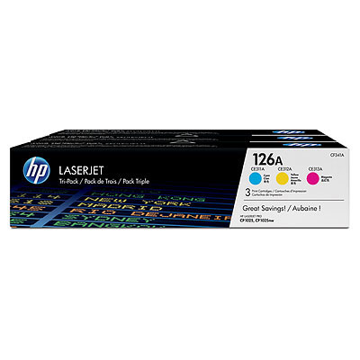 Toner HP 126A kombinované balení (CF341A)