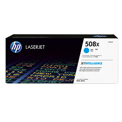 Toner do tiskárny HP 508X azurový (CF361X)