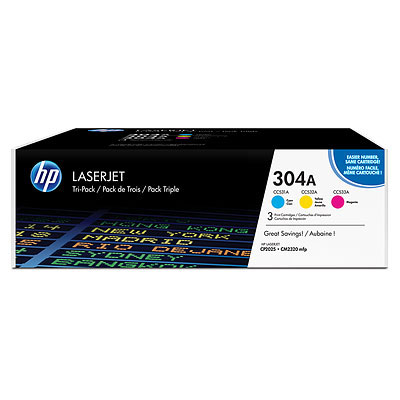 Toner HP 304A kombinované balení (CF372AM)