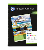 Sada inkoustových náplní HP 940XL + 100 listů A4 (CG898AE)