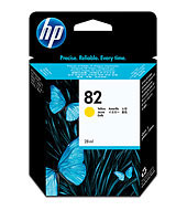 Inkoustová náplň HP 82 žlutá (28 ml) (CH568A)