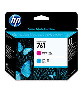 Tisková hlava HP 761 purpurová a azurová (CH646A)