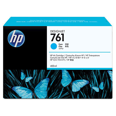 Inkoustová náplň HP 761 azurová (CM994A)