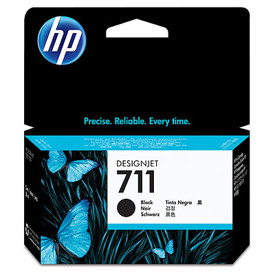 Inkoustová náplň HP 711 černá, malá (CZ129A)
