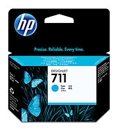 Inkoustová náplň HP 711 azurová (CZ130A)