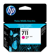 Inkoustová náplň HP 711 purpurová (CZ131A)