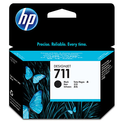 Inkoustová náplň HP 711&nbsp;černá (CZ133A)