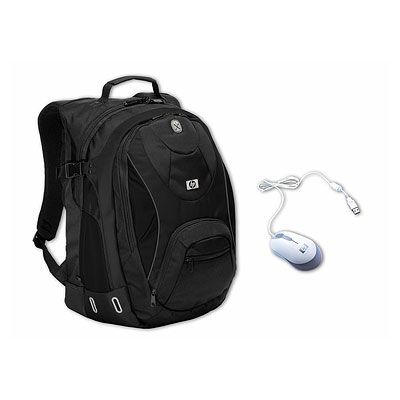HP Sports Backpack Bundle - HP batoh + optická myš (FK697AA)