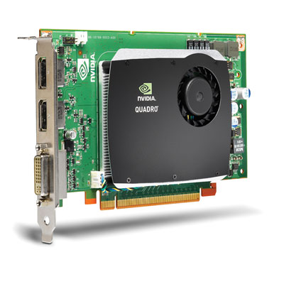 NVIDIA Quadro FX580 512MB, 2x Display Port, DVI-I (dual link) (FY945AA)