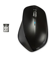Bezdrátová myš HP X4500 - kovově černá (H2W26AA)