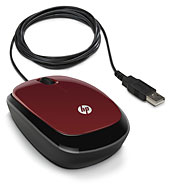 USB myš HP X1200 - flyer red (H6F01AA)