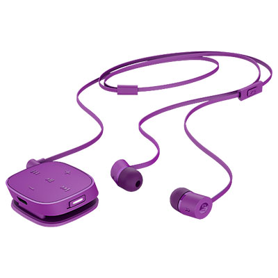 Bluetooth sluchátka HP H5000, fialová (J2X02AA)