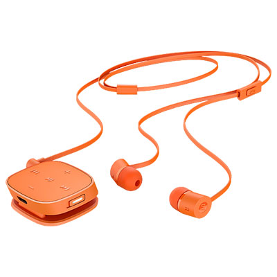 Bluetooth sluchátka HP H5000, oranžová (J2X03AA)