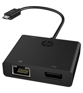 Adaptér HP micro USB na USB/Ethernet (K1V16AA)