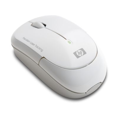HP Bezdrátová laserová mini myš bílá (KM407AA)