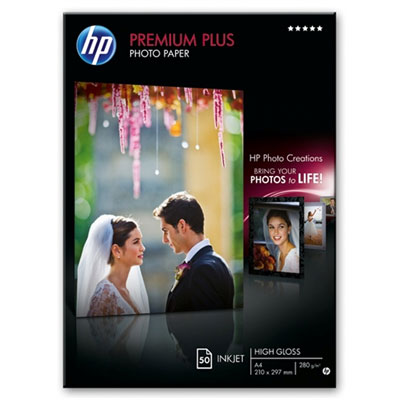 HP Premium Plus Photo lesklý fotografický papír, A4 (50 listů) (Q1786A)